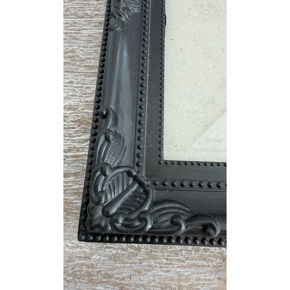 Black Photo Frame Ornate Baroque Victorian Style Boho Shabby Chic 4 x 6 Frame